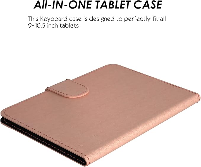 TouchPad Keyboard case for 9", 2-in-1 Bluetooth Wireless Keyboard