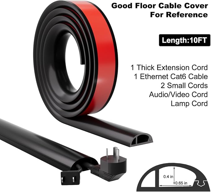 10FT Side-Open Extension Cord Covers
