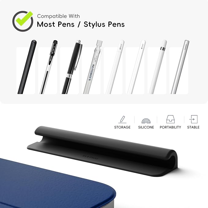ELETIUO Silicone Pencil Holder Sleeve, Compatible