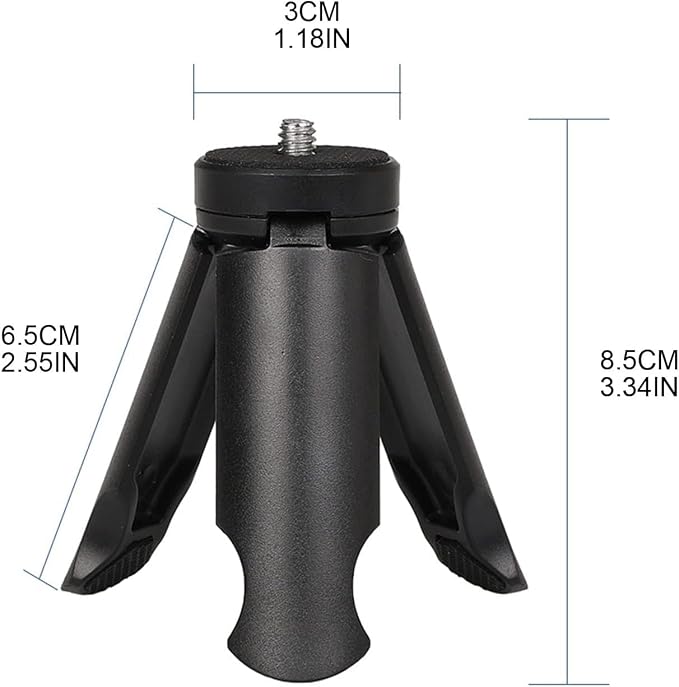 Mini Tripod, Desktop Tabletop Stand Compact Tripod