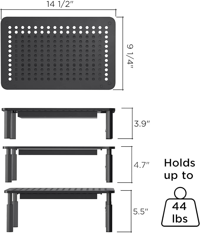 EVOOMI Back Saver Monitor Stand