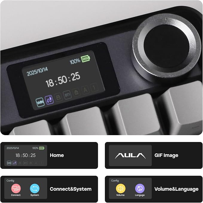 EPOMAKER X Aula F108 PRO Wireless Gaming Keyboard
