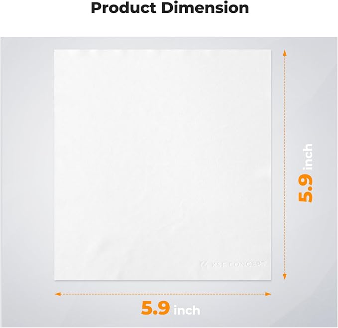 K&F CONCEPT 80 Pack Microfiber Cleaning Cloths