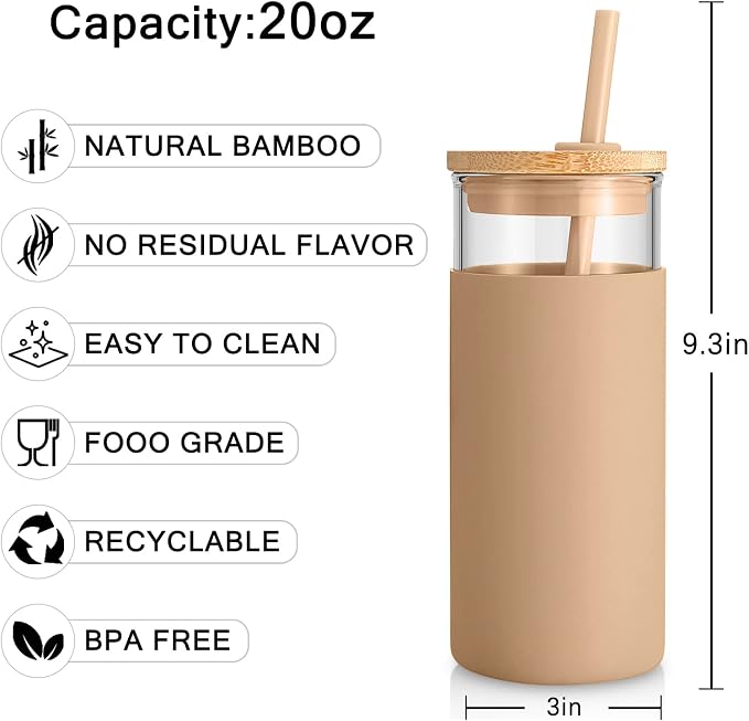 Tronco 20 oz Glass Tumbler