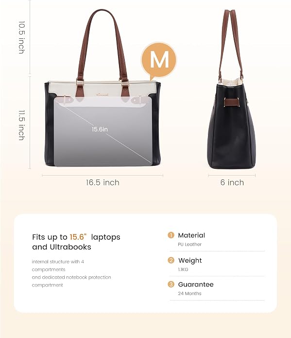 LOVEVOOK Laptop Tote Bag for Women Work, Teacher Tote Bag