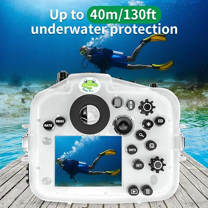 Sea frogs Underwater Camera Case Compatible