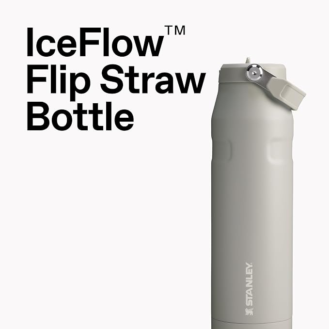 Stanley IceFlow Flip Straw 2.0 Water Bottle 50 OZ | Built-In Straw