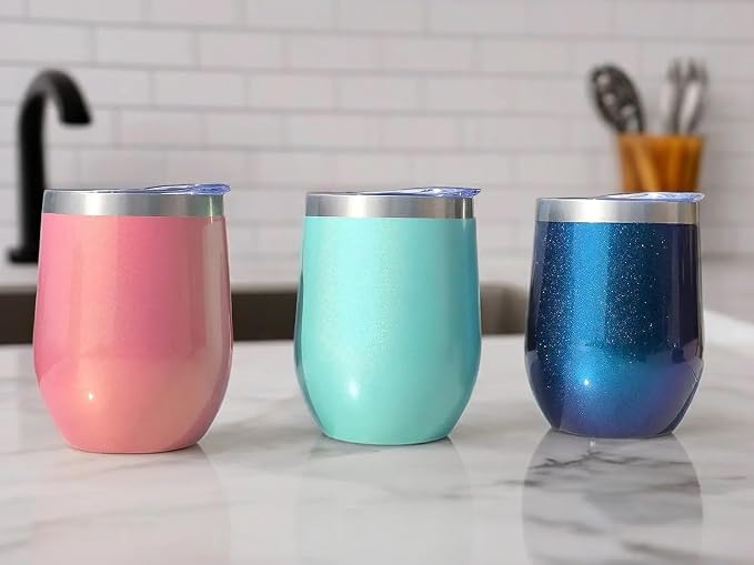 CHILLOUT LIFE 12 oz Stainless Steel Wine Tumbler