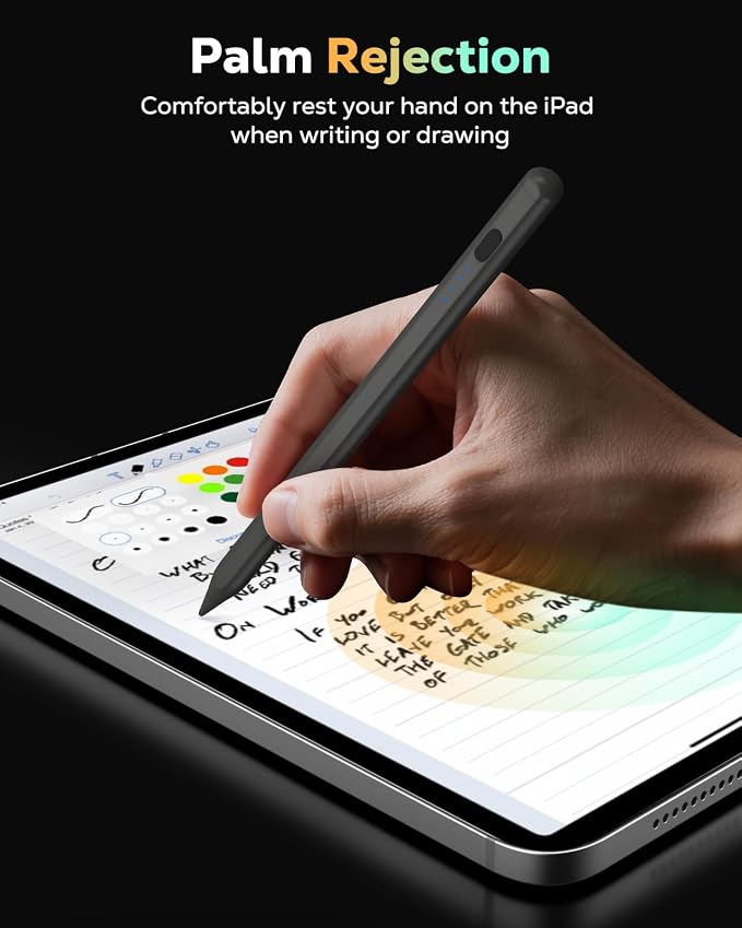 MoKo Pencil for iPad 11th 10th Gen, Stylus Pen for 2018-2025 Apple iPad