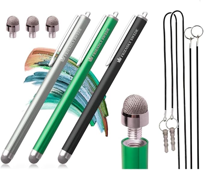 The Friendly Swede Mesh Tip Stylus Pen