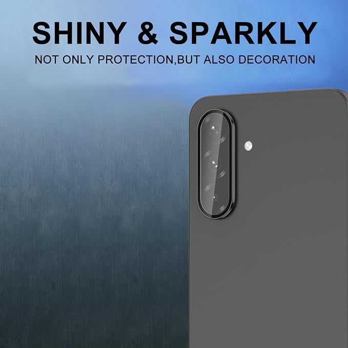 for Samsung Galaxy A26 Camera Lens Protector, Individual Metal Ring Tempered