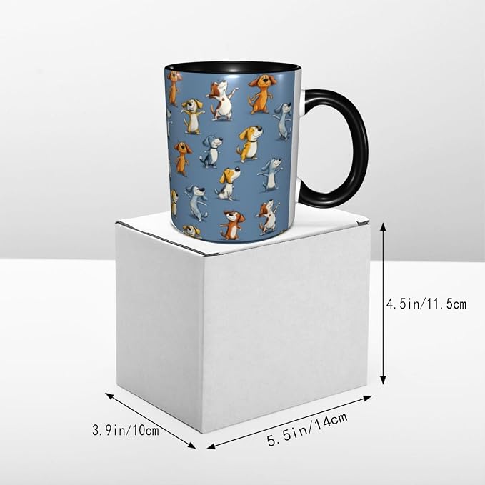 Yrebyou Dogs Coffee Mug 11oz Ceramic Cup