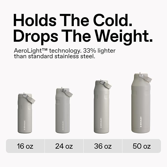 Stanley IceFlow Flip Straw 2.0 Water Bottle 50 OZ | Built-In Straw