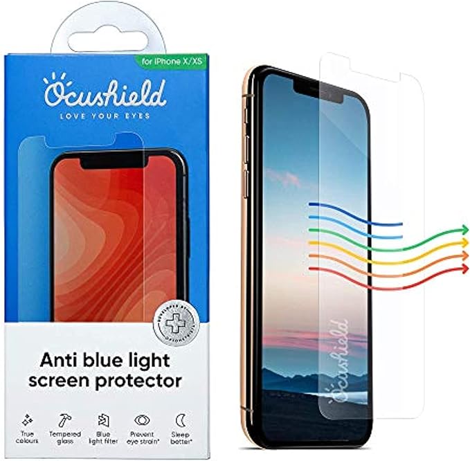 Ocushield Anti Blue Light Tempered Glass Screen Protector