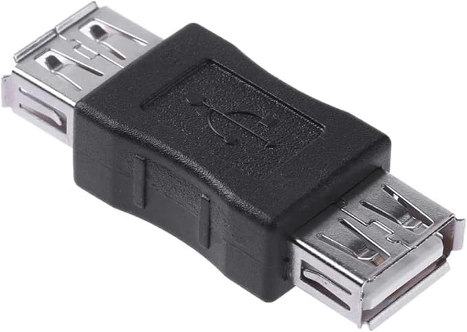 Cmple - USB Female to Female Coupler Adapter Straight Bridge USB 2.0 Type-A