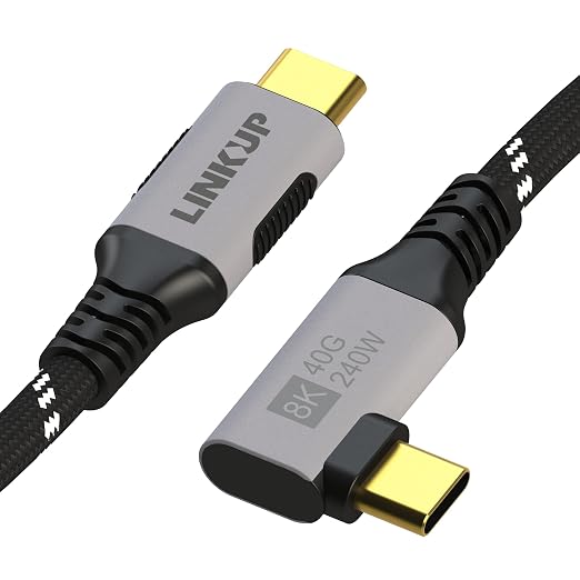 LINKUP USB 4.0 USB C to USB C Cable | Thunderbolt 4/3 Compatible | Type C