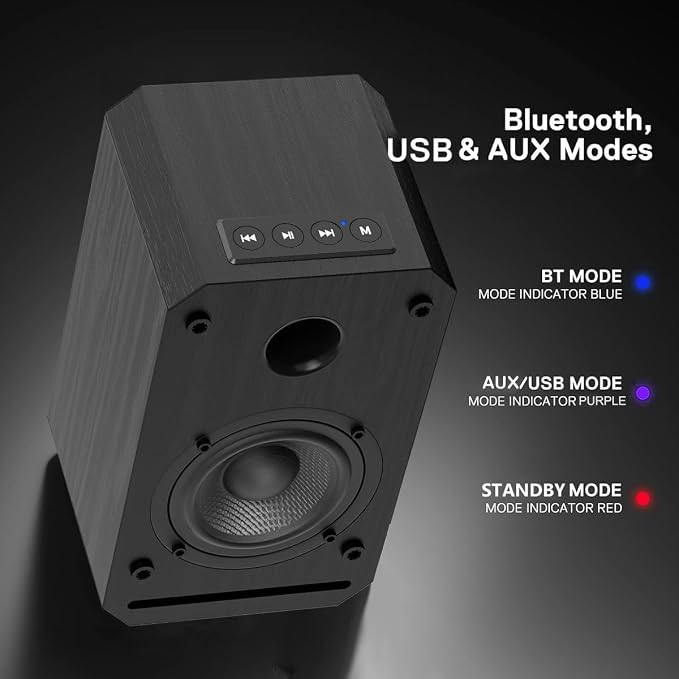 LONPOO Plug-N-Play Gaming Computer Speaker