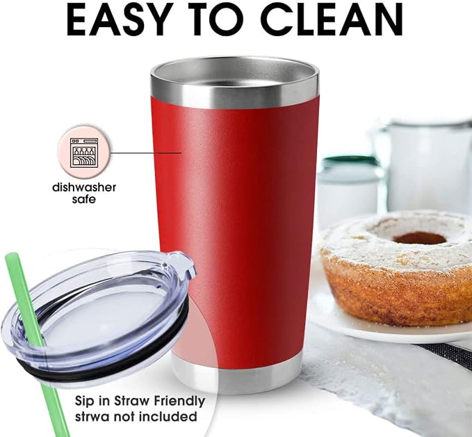 HASLE OUTFITTERS 20oz Tumblers Stainless Steel Mugs