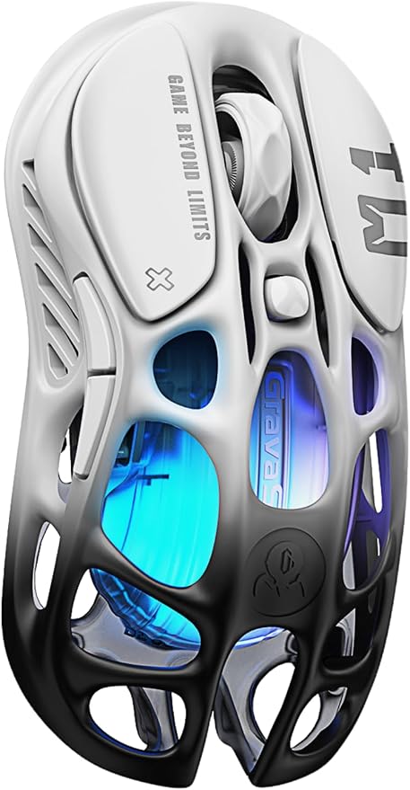 GravaStar Mercury M1 Pro Wireless Gaming Mouse, Lightweight Magnesium Alloy