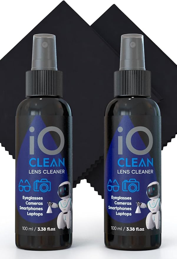 Eyeglass Lens Cleaner – Kit for Glasses, Touchscreens, Computer Monitors