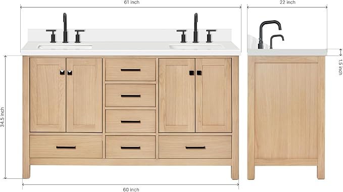 61'' Bathroom Vanity