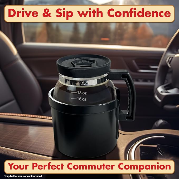 Cupa Joe Coffee Mug – 20oz Borosilicate Glass Diner Pot Mug