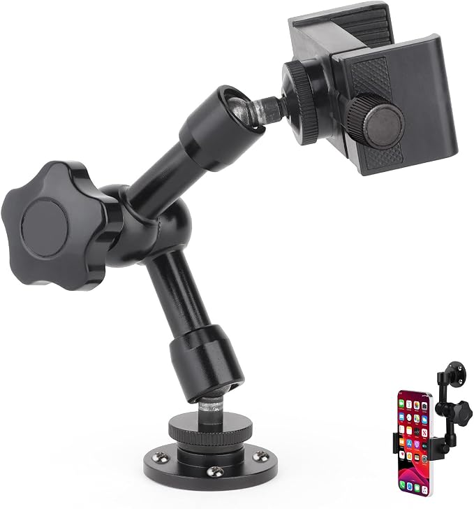 Drill Base Truck Phone Stand for 3.5~7.5 inches