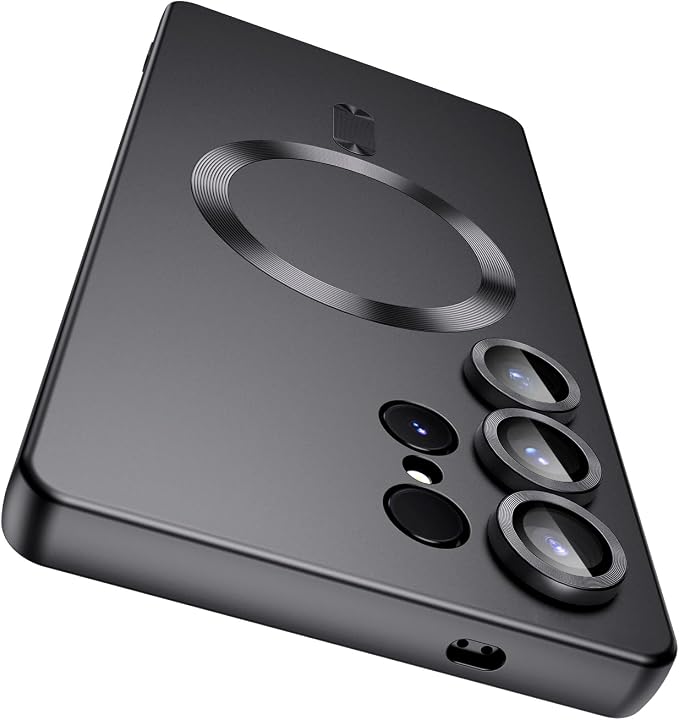 Magnetic for Samsung Galaxy S25 Ultra Case Slim Soft Silicone Bumper Shockproof