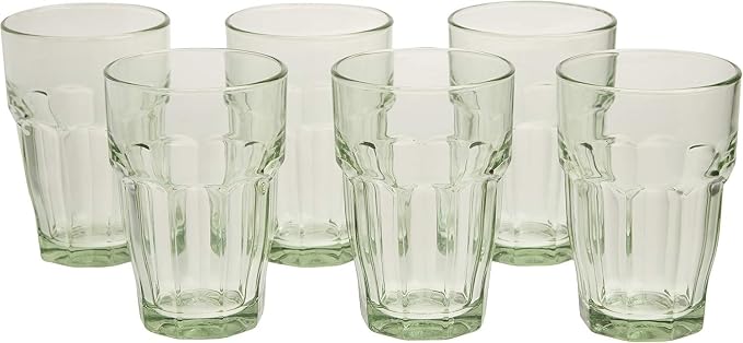 Bormioli Rocco Rock Bar 12.5 oz. Long Drink Stackable Tempered Beverage Glasses