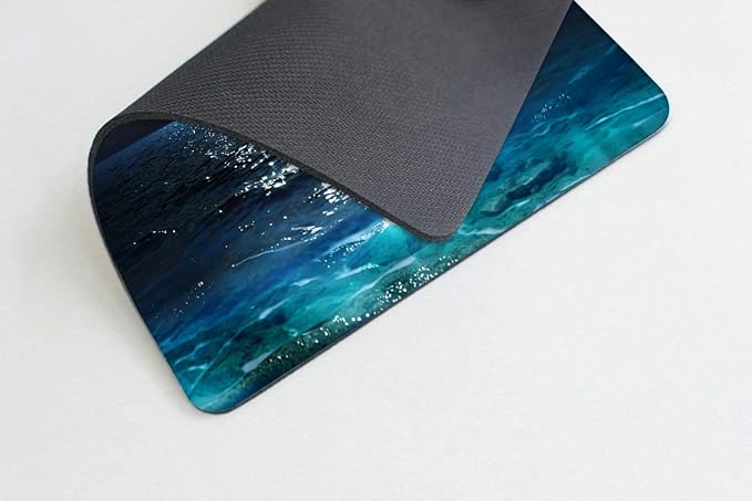 Ocean and Moon Mouse pad Customized Mousepad Non-Slip Rubber Base Mouse Pads