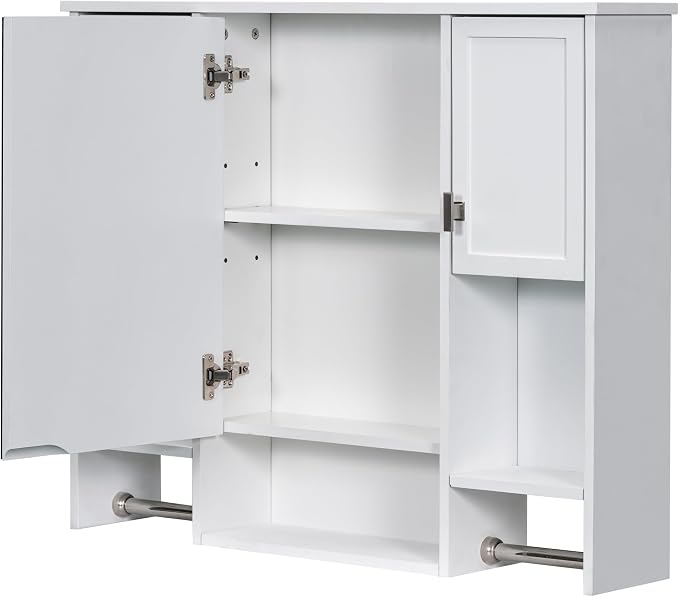 Bathroom Medicine Cabinet, Wall Mounted Bathroom Storage Cabinet