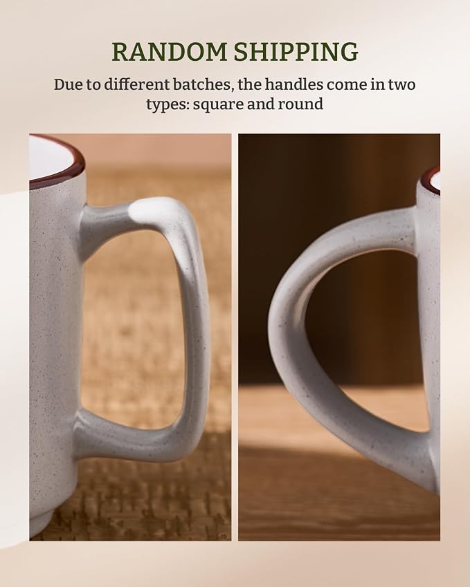 famiware Coffee Mugs Set of 4, Nebula 14oz Coffee Mugs Ceramic Cup Set |