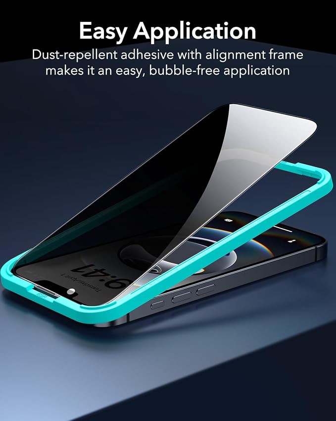 ESR 3 Pack for iPhone 16e/ iPhone 14/ iPhone 13/ iPhone 13 Pro Privacy Screen