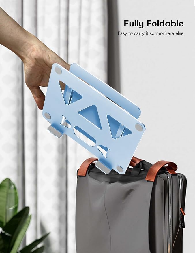 Adjustable Laptop Stand for Desk, Portable Laptop Stand Holder and Riser