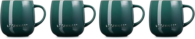 Le Creuset Stoneware Set of 4 Heritage Mugs, 13 oz. each