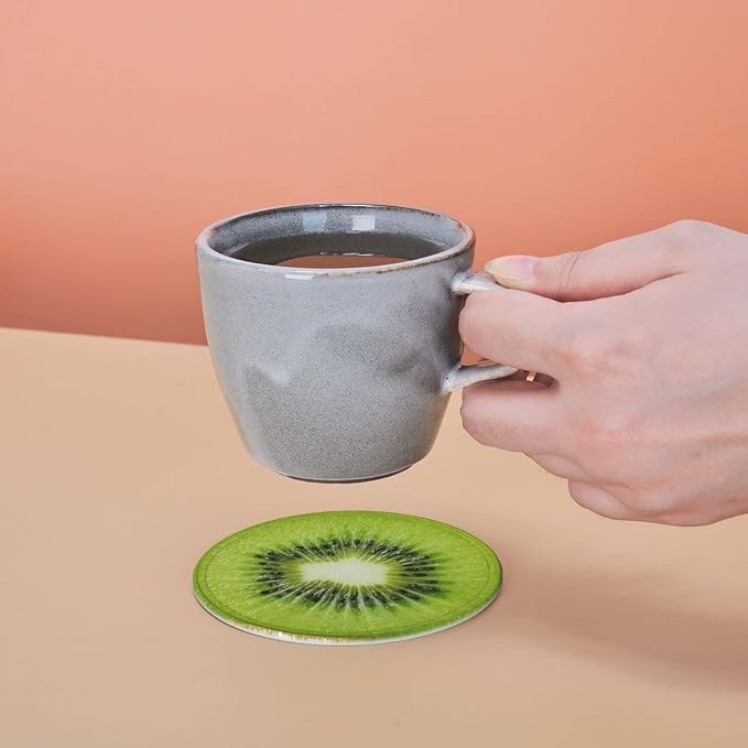 6 Pack Tropical Kiwi Fruit Coaster