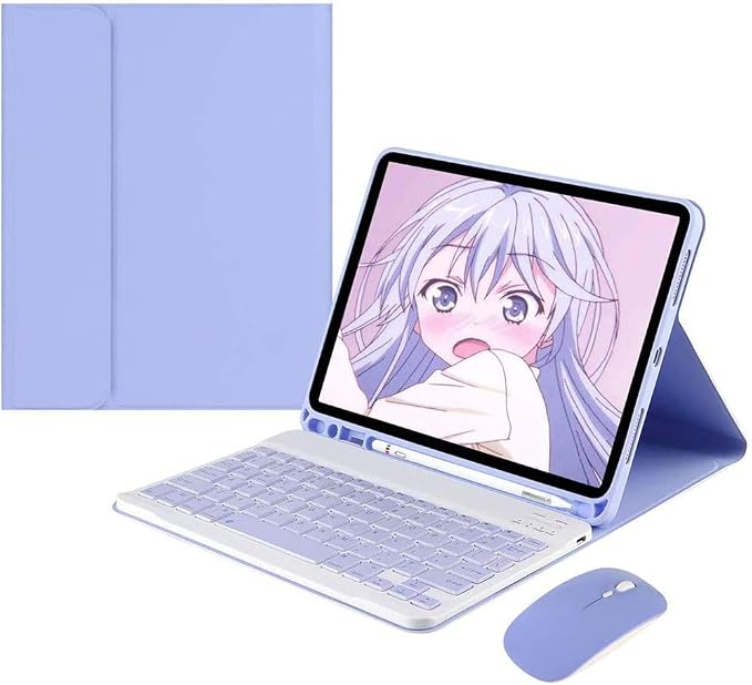 AnMengXinLing Keyboard Case for iPad Air 13 Inch/Pro 12.9 6th/5th/4th Generation