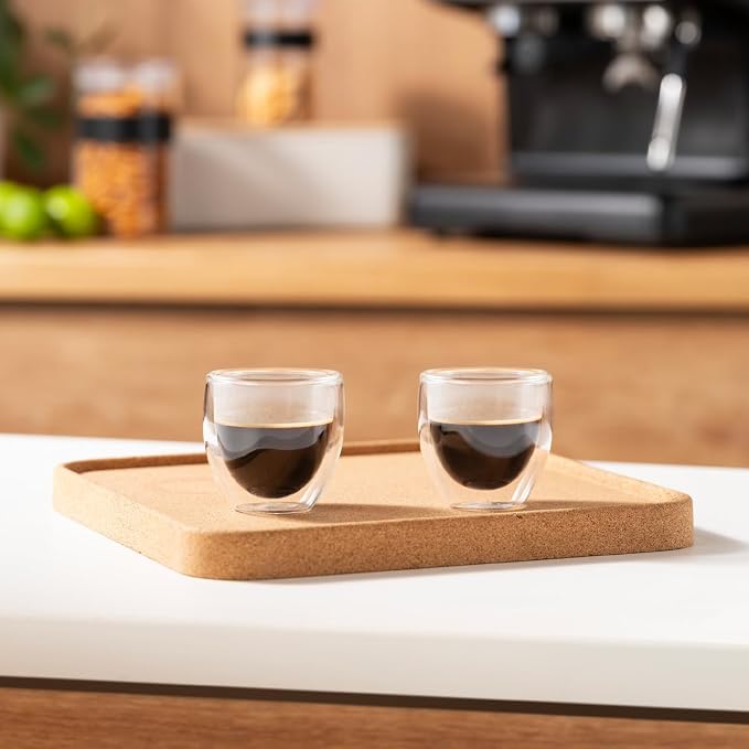 BODUM 4557-10 PAVINA Double Walled Thermo Glasses 0.08 L, 2.5 oz