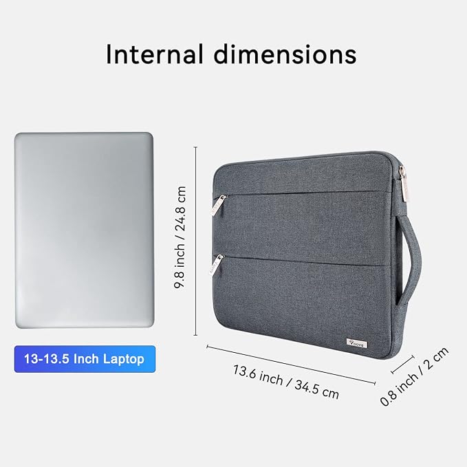 Voova Laptop Sleeve Carrying Case 13 13.6 Inch Compatible
