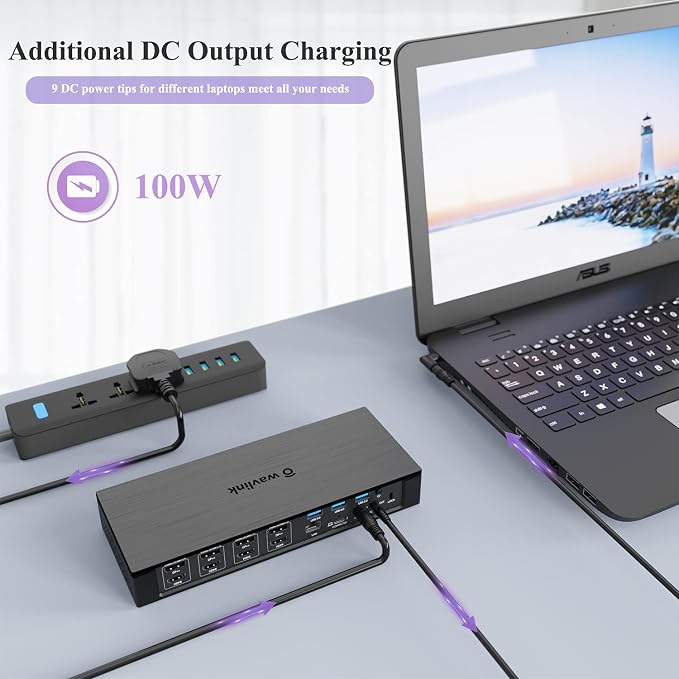 WAVLINK DisplayLink Laptop Docking Station