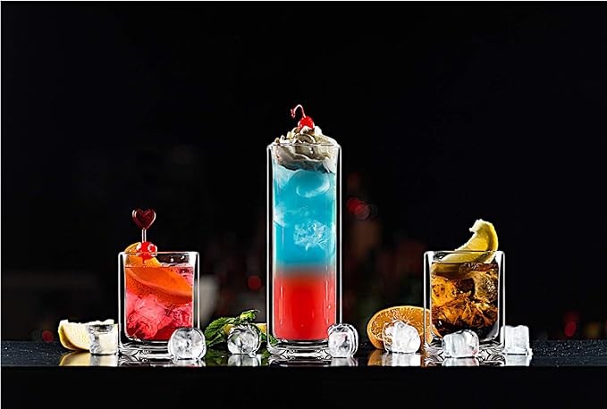 Sun's Tea Double Walled Drinking Glass, Manhattan-Style Glass