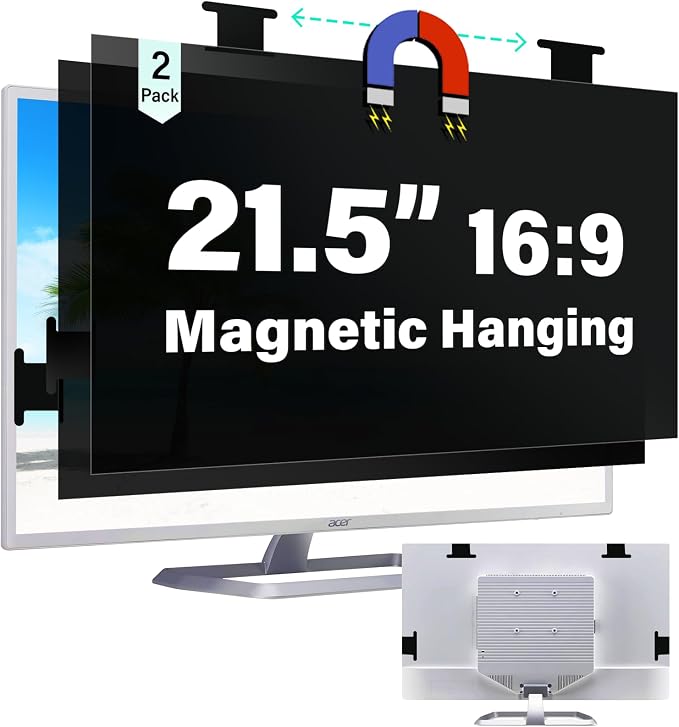Magnetic Hanging 21.5 Inch Computer Privacy Screen