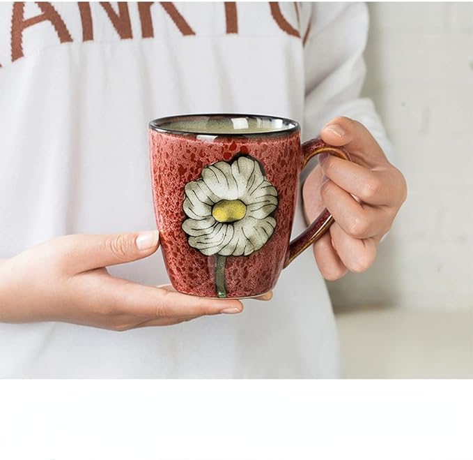 Ceramics 12oz Coffee mugs, Coffee cups, Tea mugs, Kiln Glazing Process