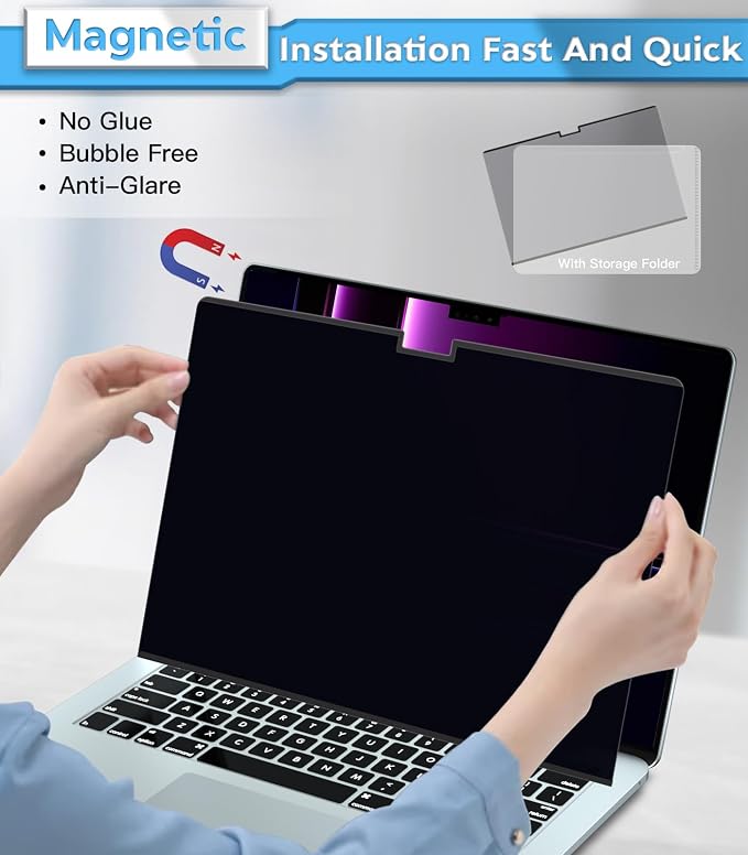 PYS Magnetic Privacy Screen for MacBook Air 15.3 Inch