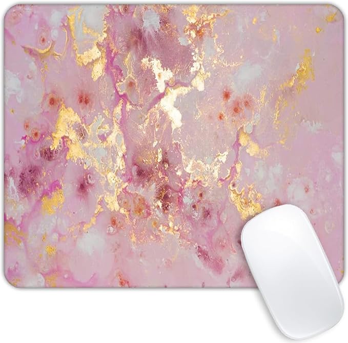 Rose Gold Marble Mouse pad Customized Mousepad Non-Slip Rubber Base Mouse Pads