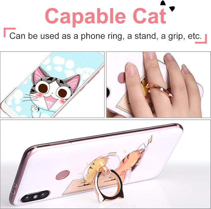 Cat Phone Ring Holder