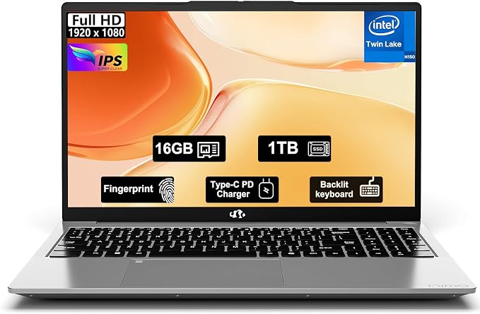 15.6" FHD IPS Student-Laptop Computer