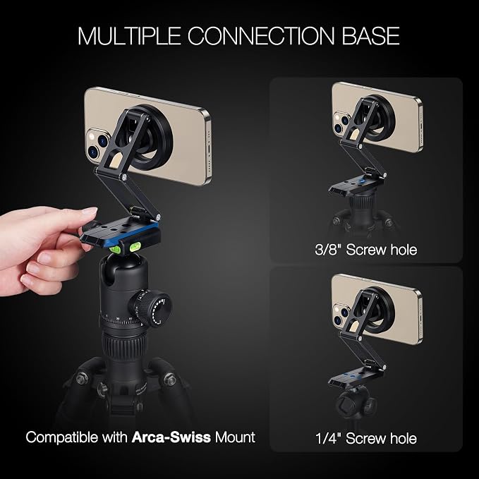 Magnetic Pocket Phone Tripod Foldable Compatible