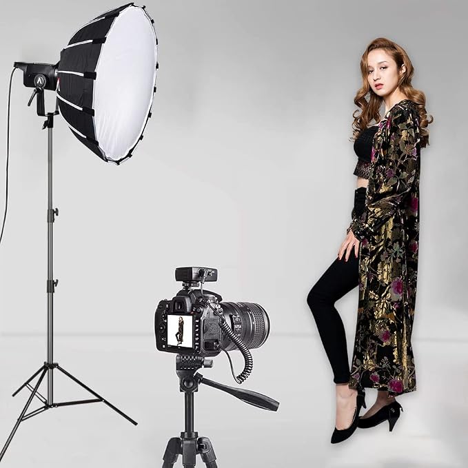 Aluminum Alloy Light Stand 9.5 Feet/2.8m Adjustable Spring Cushioned