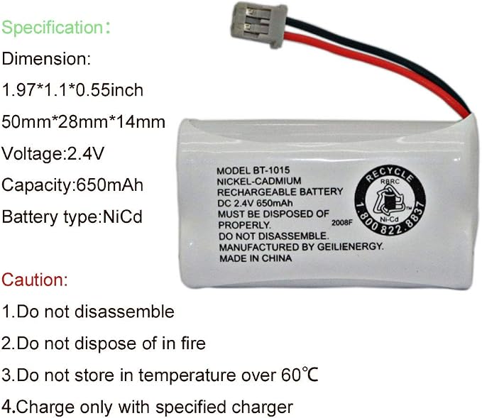 GEILIENERGY BT-1015 BT1015 Battery Compatible